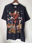 Vintage Michael Jackson T Shirt Large Rap Tee History World Tour